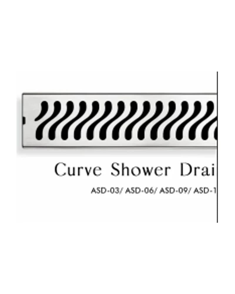 Curve Shower Drain — Floor Drains at Bandhan Ceramic Curve Shower Drain — Floor Drains at Bandhan Ceramic