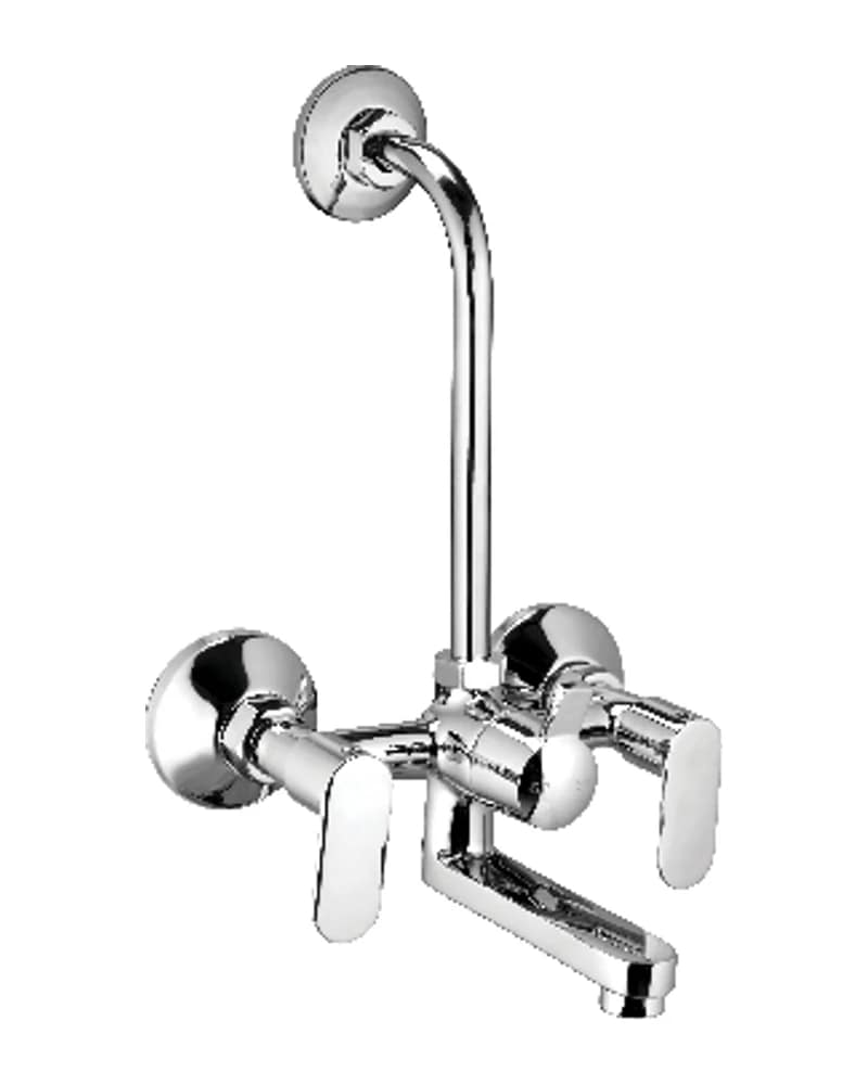 Wall Mixer with Bend — Moon at Bandhan Ceramic Wall Mixer with Bend — Moon at Bandhan Ceramic