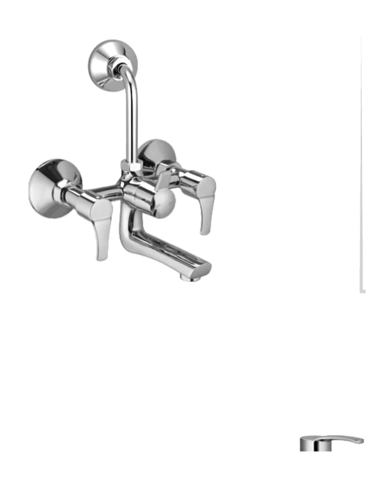 Wall Mixer with Bend — Ocean at Bandhan Ceramic Wall Mixer with Bend — Ocean at Bandhan Ceramic