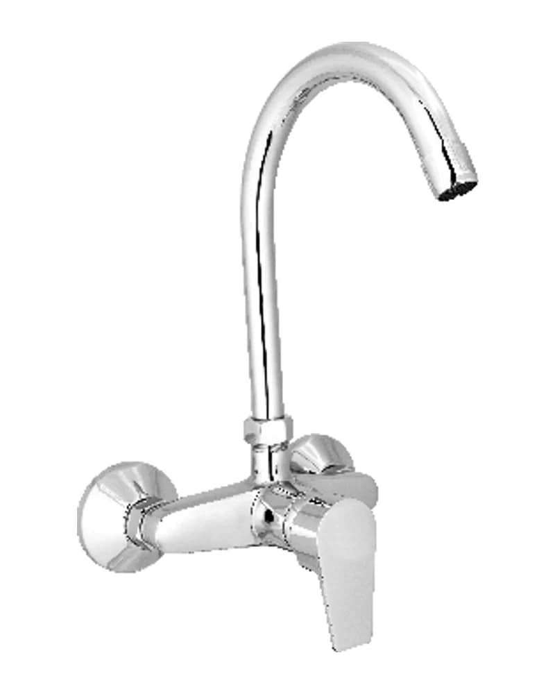 Single Lever Sink Mixer — Wall Mounted — Rain at Bandhan Ceramic Single Lever Sink Mixer — Wall Mounted — Rain at Bandhan Ceramic