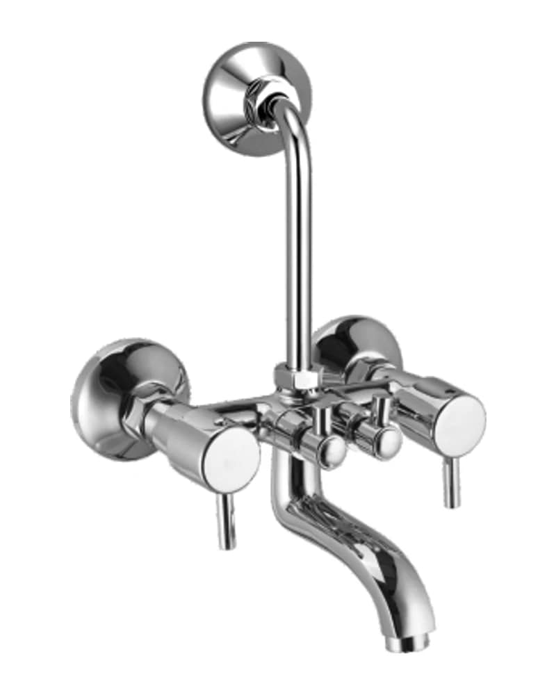 Wall Mixer with Bend — River at Bandhan Ceramic Wall Mixer with Bend — River at Bandhan Ceramic