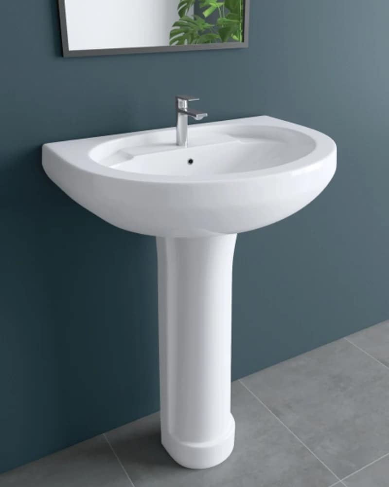 Axa / Olin — BHOLS Full-Pedestal Basin Sets at Bandhan Ceramic Axa / Olin — BHOLS Full-Pedestal Basin Sets at Bandhan Ceramic