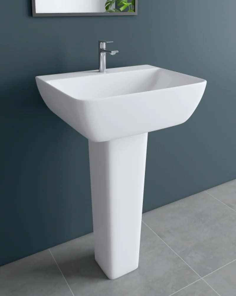 Claus / Lucas — BHOLS Full-Pedestal Basin Sets at Bandhan Ceramic Claus / Lucas — BHOLS Full-Pedestal Basin Sets at Bandhan Ceramic