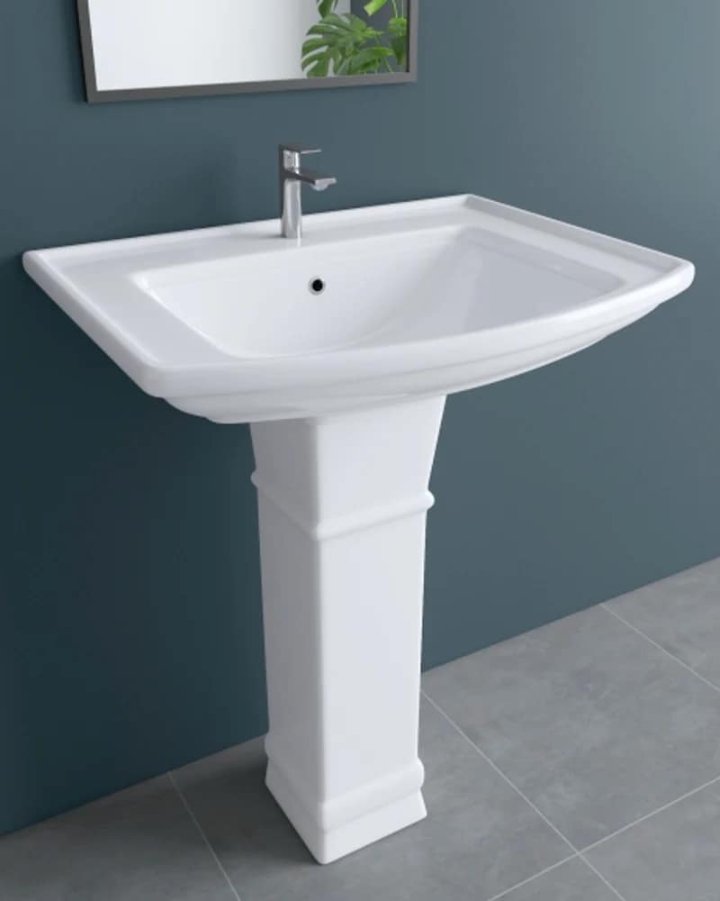Eldora / Torin — BHOLS Full-Pedestal Basin Sets at Bandhan Ceramic Eldora / Torin — BHOLS Full-Pedestal Basin Sets at Bandhan Ceramic