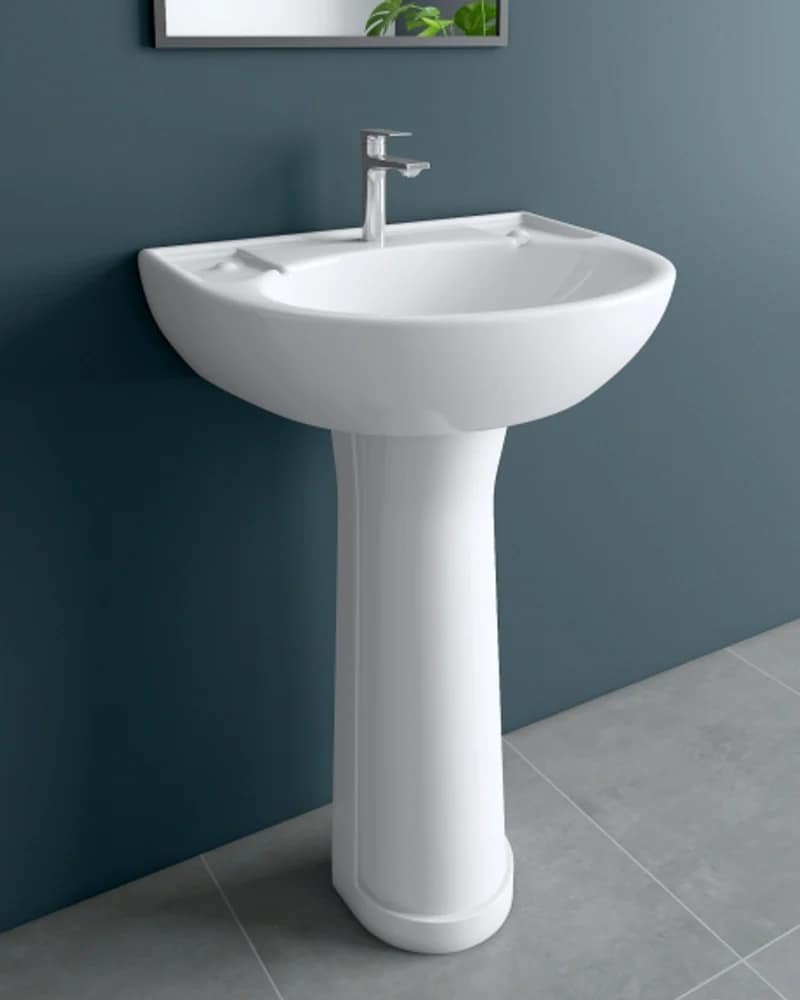 Elke / Olin — BHOLS Full-Pedestal Basin Sets at Bandhan Ceramic Elke / Olin — BHOLS Full-Pedestal Basin Sets at Bandhan Ceramic