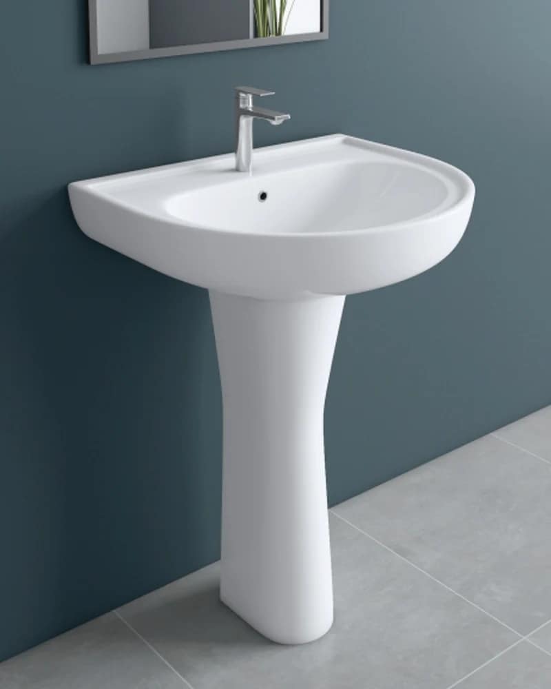 Luna / Cove — BHOLS Full-Pedestal Basin Sets at Bandhan Ceramic Luna / Cove — BHOLS Full-Pedestal Basin Sets at Bandhan Ceramic