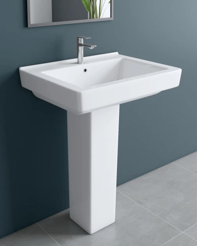 Oliver / Arlo — BHOLS Full-Pedestal Basin Sets at Bandhan Ceramic Oliver / Arlo — BHOLS Full-Pedestal Basin Sets at Bandhan Ceramic