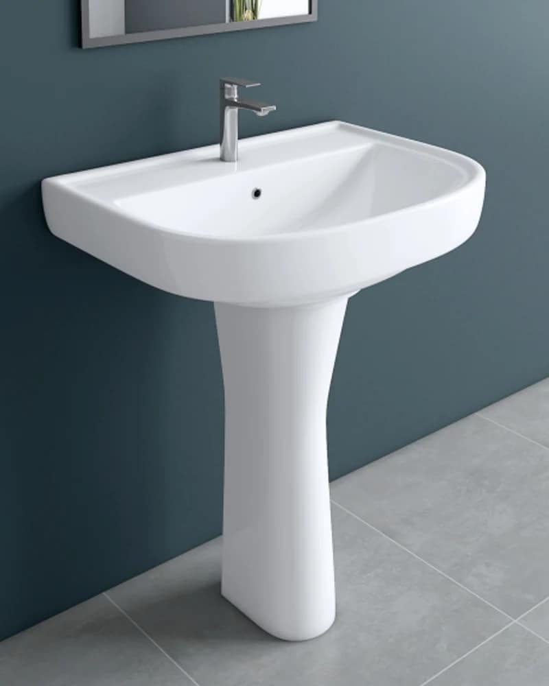 Opal / Cove — BHOLS Full-Pedestal Basin Sets at Bandhan Ceramic Opal / Cove — BHOLS Full-Pedestal Basin Sets at Bandhan Ceramic