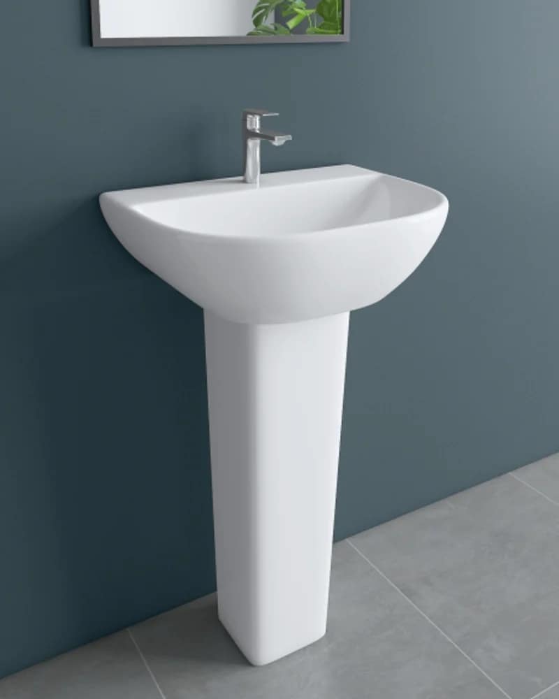 Rolf / Bruno — BHOLS Full-Pedestal Basin Sets at Bandhan Ceramic Rolf / Bruno — BHOLS Full-Pedestal Basin Sets at Bandhan Ceramic