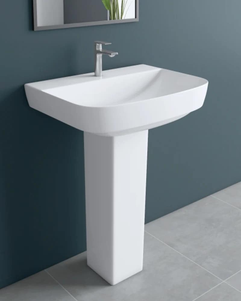 Romi / Arlo — BHOLS Full-Pedestal Basin Sets at Bandhan Ceramic Romi / Arlo — BHOLS Full-Pedestal Basin Sets at Bandhan Ceramic