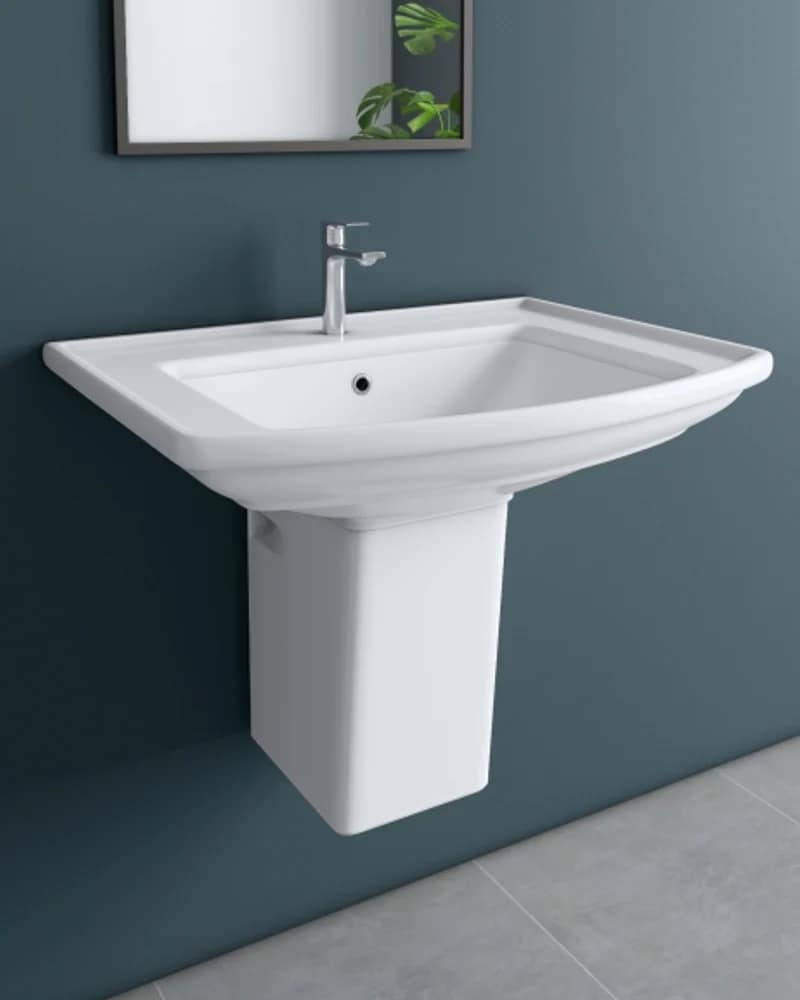 Eldora / Jeli — BHOLS Half-Pedestal Basin Sets at Bandhan Ceramic Eldora / Jeli — BHOLS Half-Pedestal Basin Sets at Bandhan Ceramic