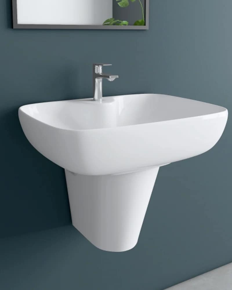 Erich / Isla — BHOLS Half-Pedestal Basin Sets at Bandhan Ceramic Erich / Isla — BHOLS Half-Pedestal Basin Sets at Bandhan Ceramic