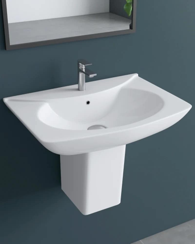 Kalisto / Jeli — BHOLS Half-Pedestal Basin Sets at Bandhan Ceramic Kalisto / Jeli — BHOLS Half-Pedestal Basin Sets at Bandhan Ceramic