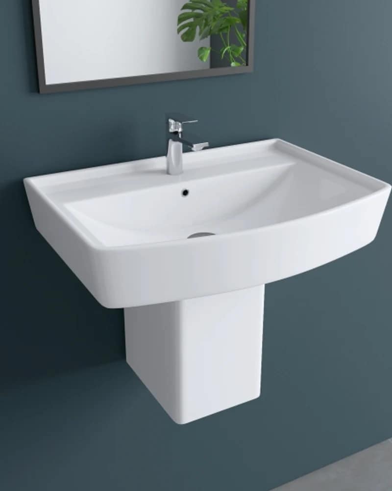 Morena / Jeli — BHOLS Half-Pedestal Basin Sets at Bandhan Ceramic Morena / Jeli — BHOLS Half-Pedestal Basin Sets at Bandhan Ceramic