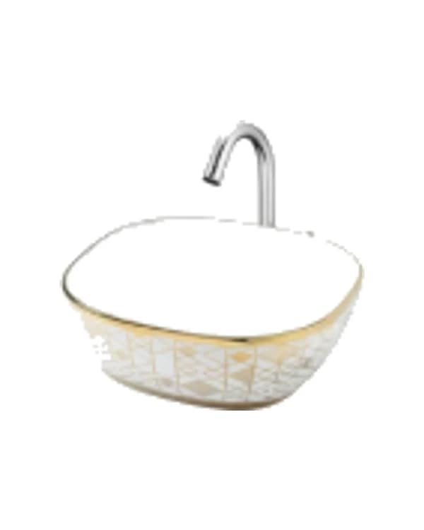 Drip Golden 01 — Heart Golden & Silver at Bandhan Ceramic Drip Golden 01 — Heart Golden & Silver at Bandhan Ceramic