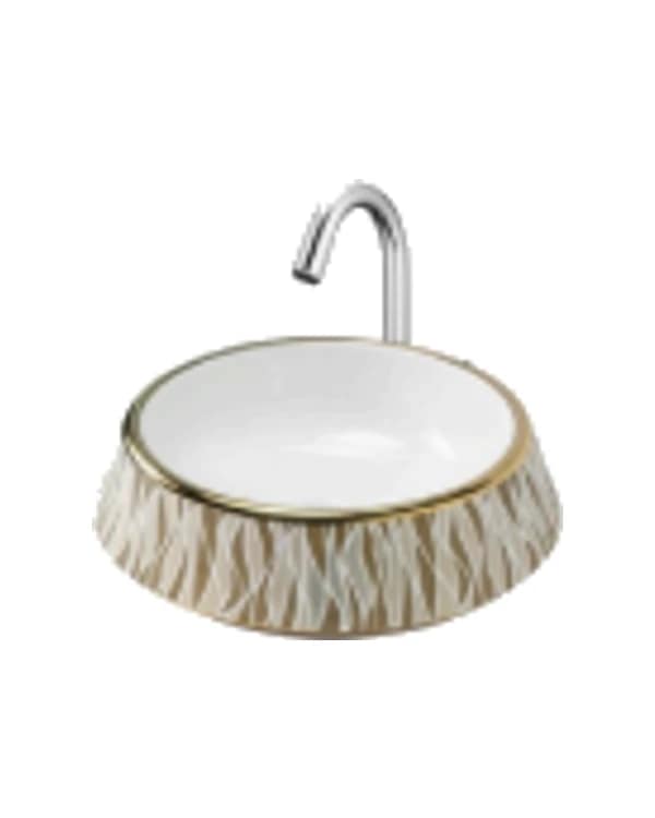 Mount Golden 01 — Heart Golden & Silver at Bandhan Ceramic Mount Golden 01 — Heart Golden & Silver at Bandhan Ceramic