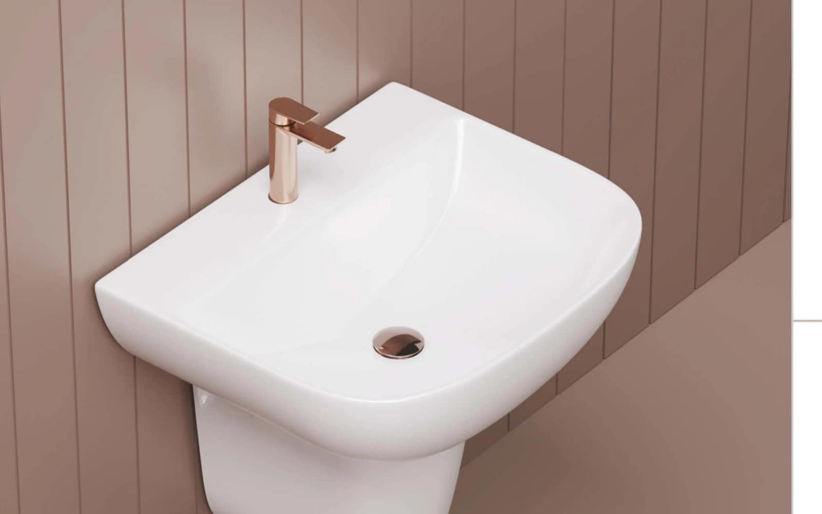 Radiance Half-Pedestal Basins — Bandhan Ceramic