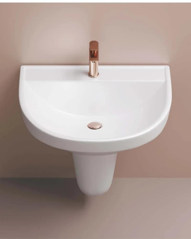 Reden — Radiance Half-Pedestal Basins at Bandhan Ceramic Reden — Radiance Half-Pedestal Basins at Bandhan Ceramic