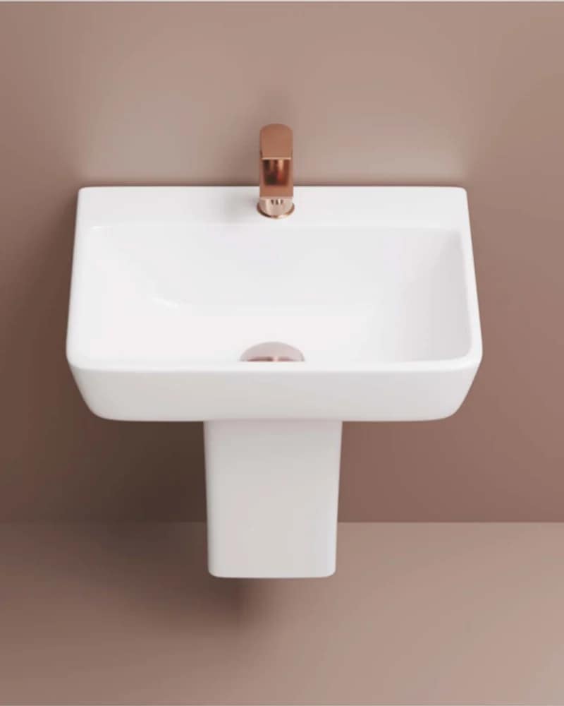 Rex — Radiance Half-Pedestal Basins at Bandhan Ceramic Rex — Radiance Half-Pedestal Basins at Bandhan Ceramic