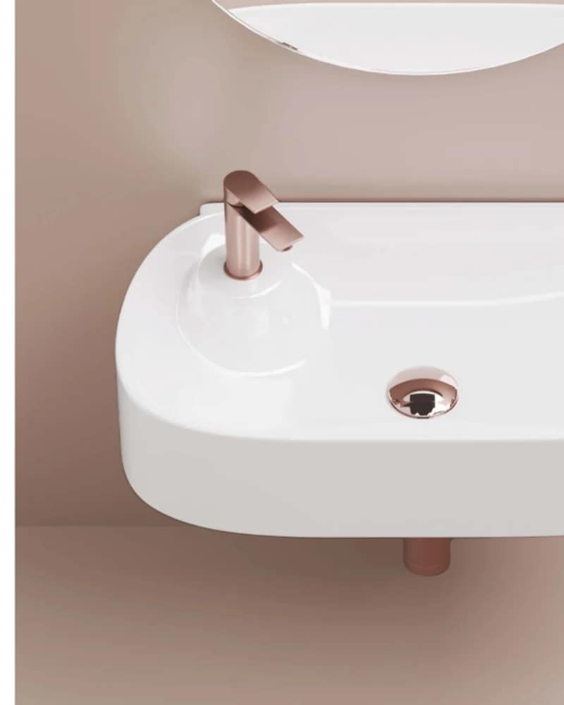 Ruby — Radiance Wall-Mounted Basins at Bandhan Ceramic Ruby — Radiance Wall-Mounted Basins at Bandhan Ceramic