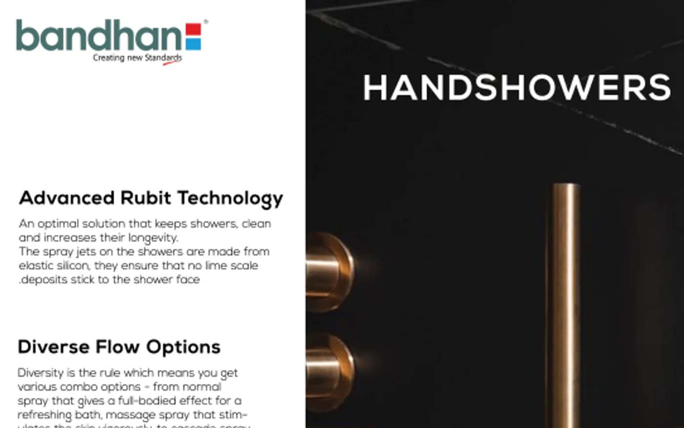 Hand Showers — Allied Products at Bandhan Ceramic Hand Showers — Bandhan Ceramic