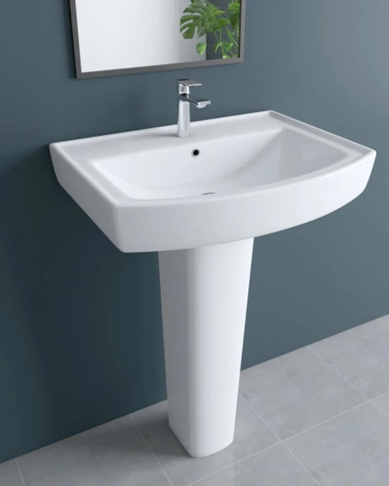 Morena / Lucas — BHOLS Full-Pedestal Basin Sets at Bandhan Ceramic Morena / Lucas — BHOLS Full-Pedestal Basin Sets at Bandhan Ceramic