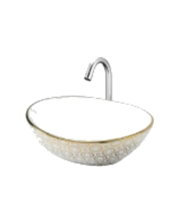 Lotus Golden 01 — Heart Golden & Silver at Bandhan Ceramic Lotus Golden 01 — Heart Golden & Silver at Bandhan Ceramic