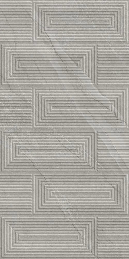 Glamour Silver Decore — face 1 at Bandhan Ceramic Glamour Silver Decore 600×1200 mm NR Surface decor tile