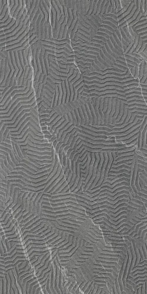 Venice Nero Decore — face 1 at Bandhan Ceramic Venice Nero Decore 600×1200 mm NR Surface decor tile